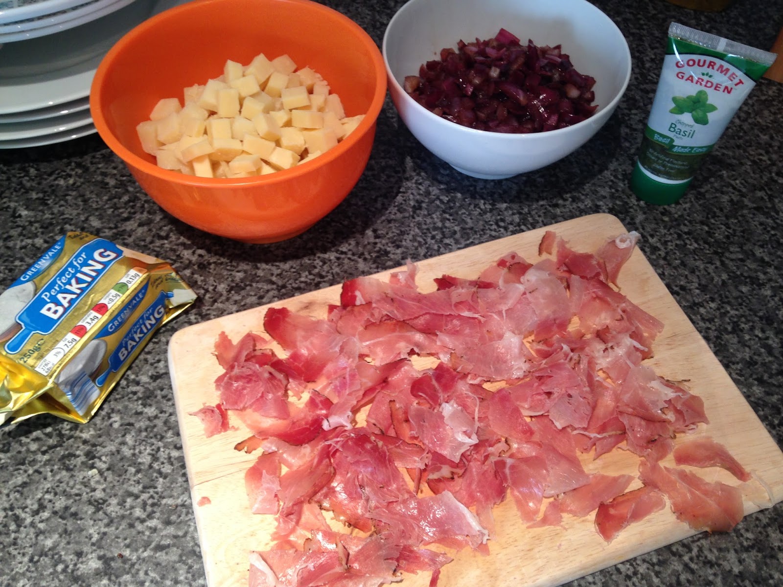 Prosciutto, Manchego and Balsamic Onion Soda Bread GBBO Week 3 The