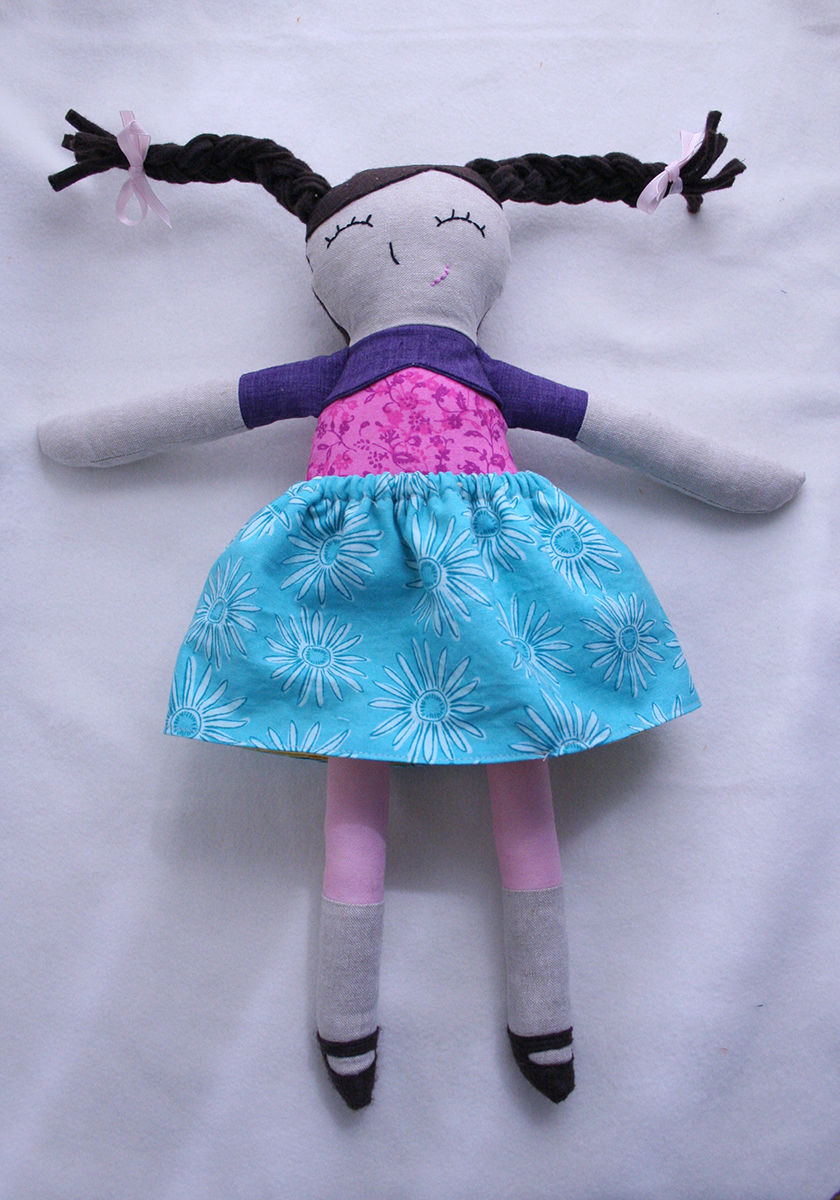 Tangible Pursuits: Ruby Lou Doll (pattern by Sew Much Ado)