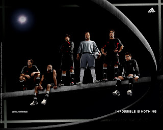 Adidas Football Beckham Kaka Ballack Impossible is nothing Ads HD Wallpaper