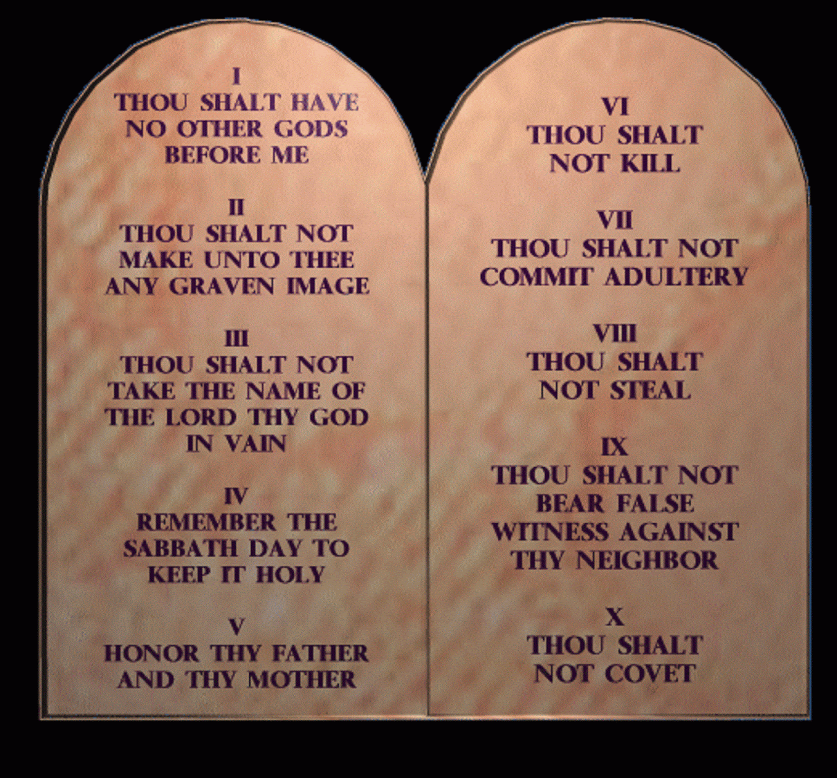 THE TEN COMMANDMENTS