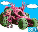 araba oyunları 3d Şeker Kız Araba Yarışı