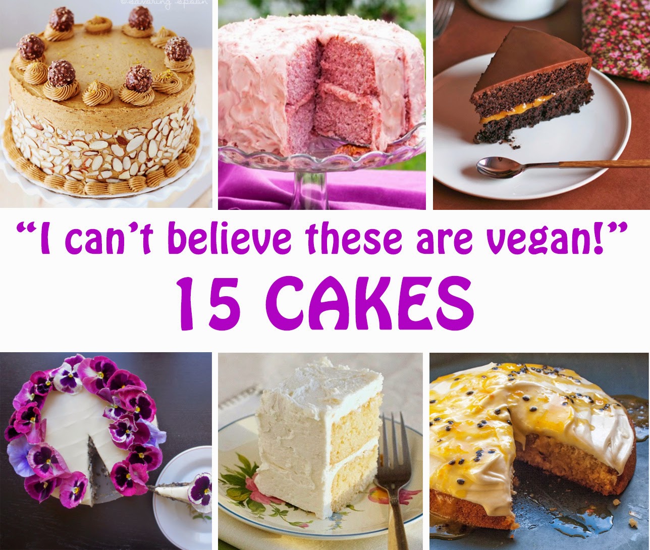 Blog Cook Eat 15 "I can't believe this is vegan" cakes