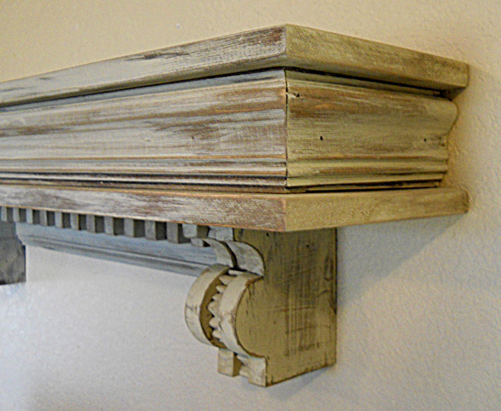 Cass County Woodworks Victorian Style Mantle Shelf