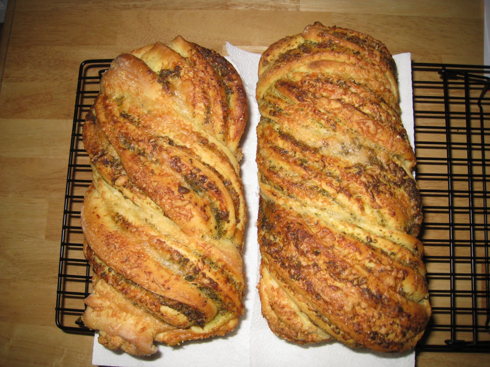 The Flour Girl Bakes Pesto Bread