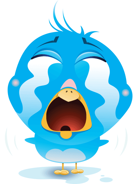 Tearful Bird Icon