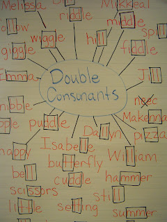 Mrs. T's First Grade Class Double Consonant Web