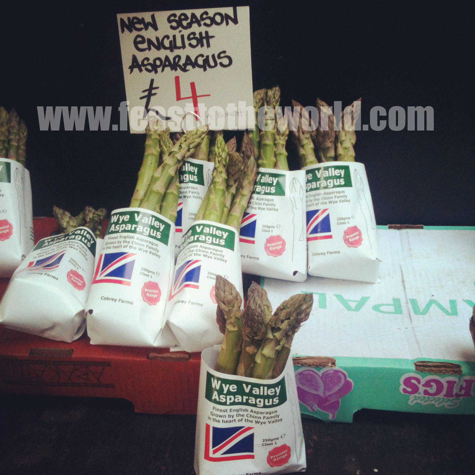 FEAST to the world Spear Of The Year English Asparagus With An Olive