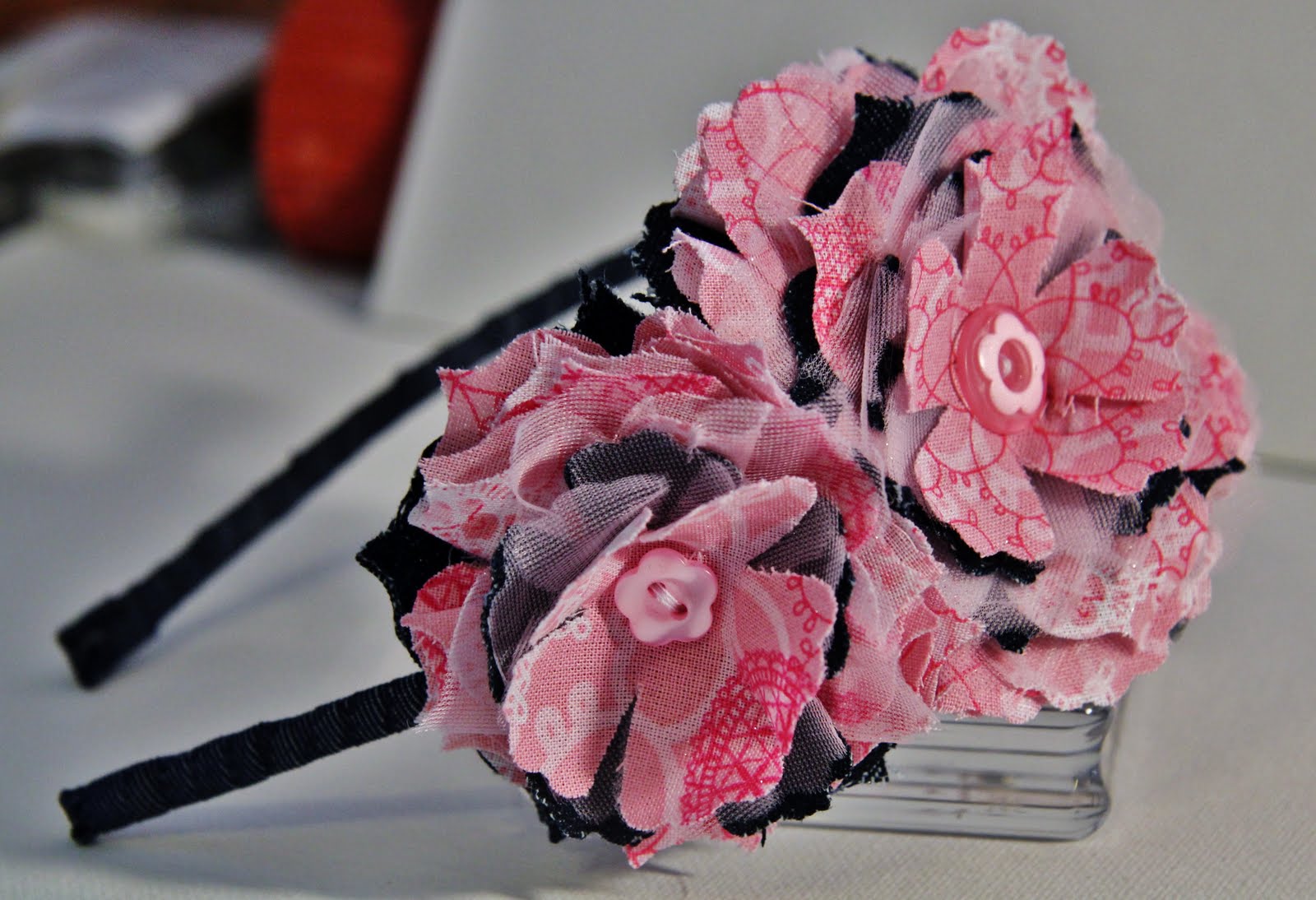 Stampin' By The Bay Flirtatious Designer Fabric Headbands