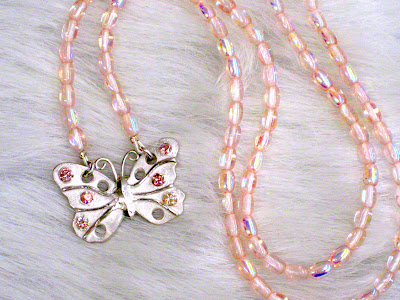 Butterfly necklace by Pat Jones