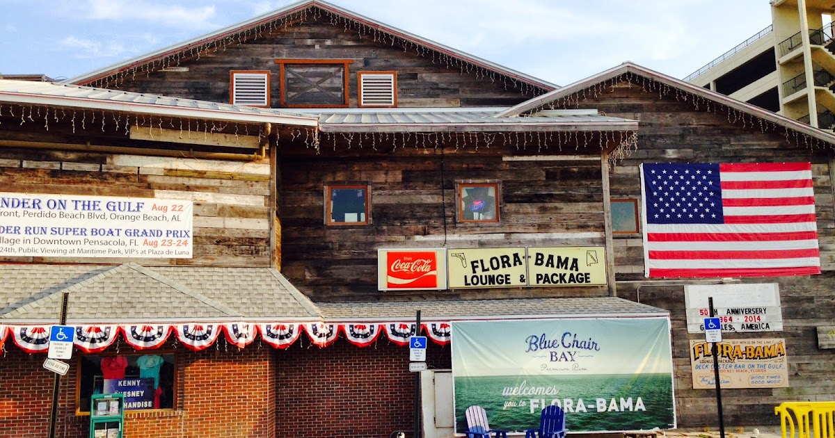Weird, Wacky and Wild South Legendary FloraBama bar located on two