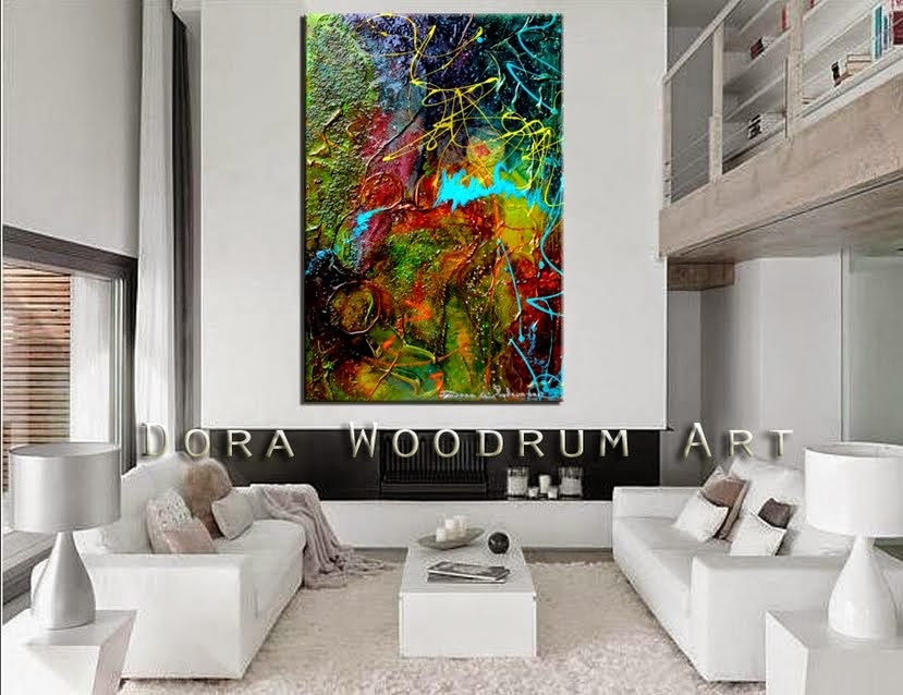 Abstract Painting "Life in Color" by Dora Woodrum