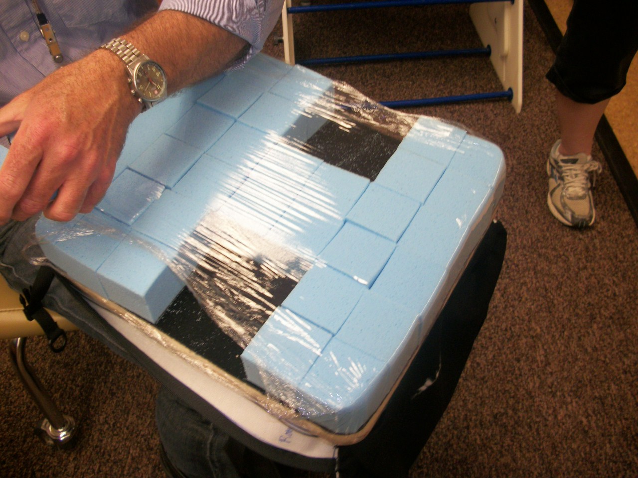 Wheelchair Grid Seat Back for Hypotonia and Kyphosis