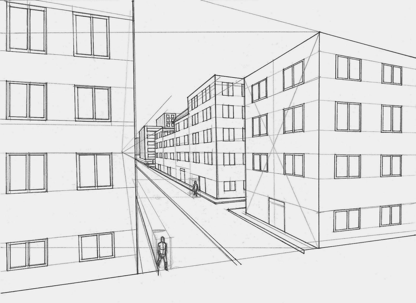 bina perspektifi cizimleri