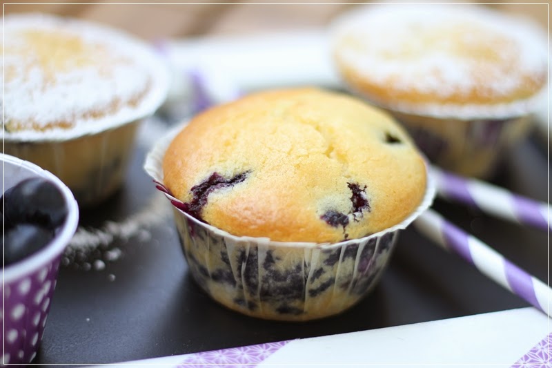 Karens Backwahn {Heidelbeeren} Heidelbeer Muffins mit Joghurt...