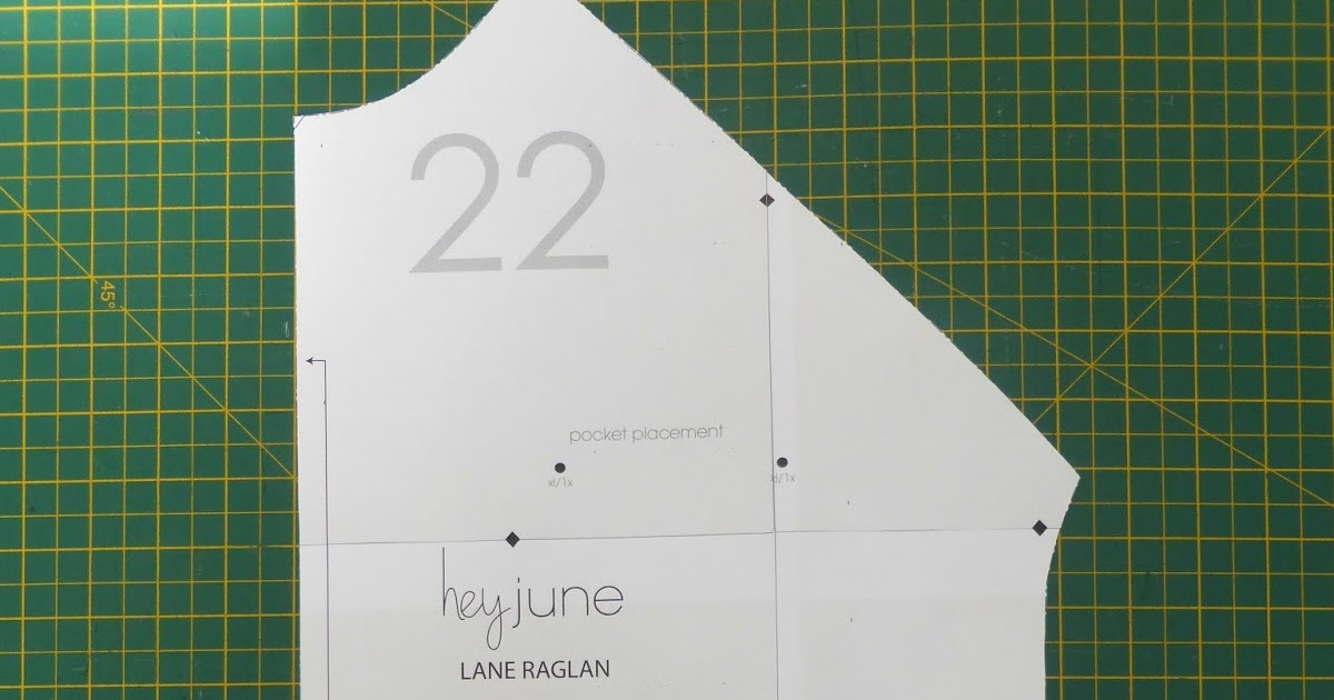 Jo sews Fullbust adjustment raglan sleeves