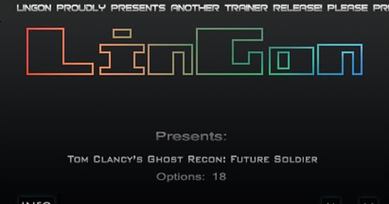 ghost recon future soldier trainer