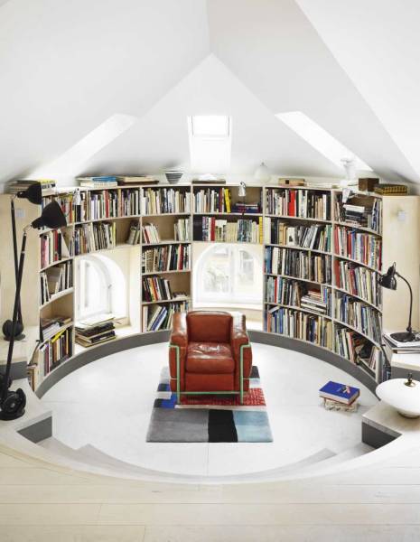 Decoración de interiores: Ideas de Diseño de Bibliotecas en casa