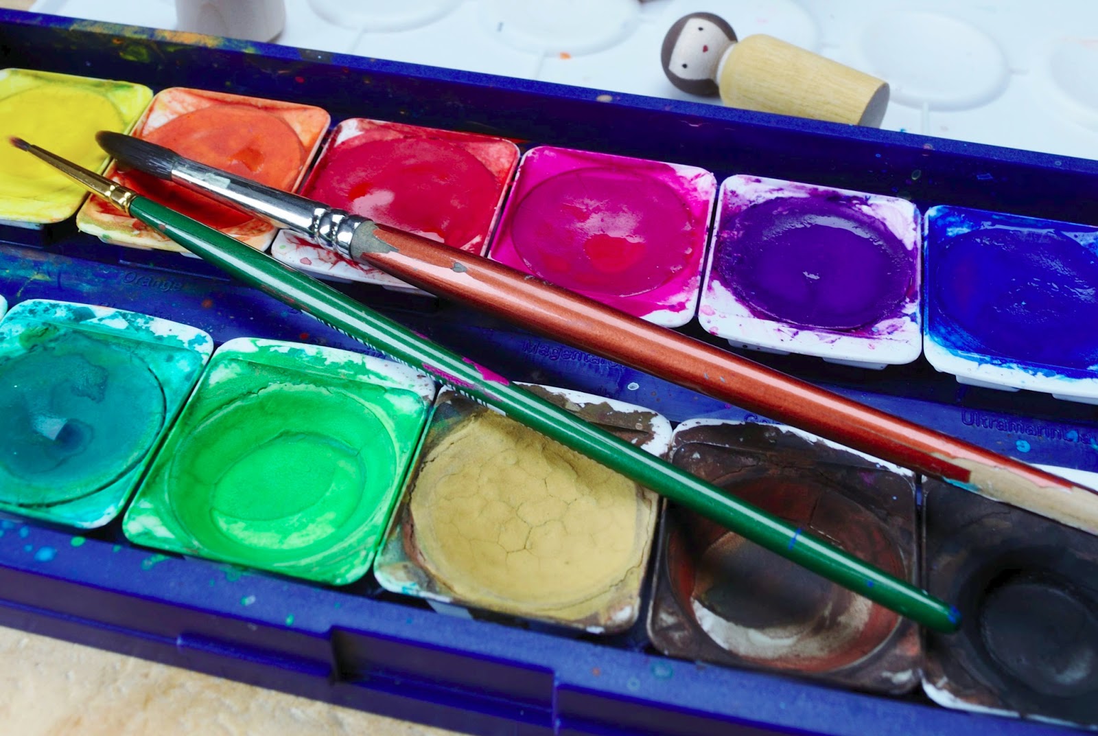 we bloom here Music by Which to Paint Peg Dolls