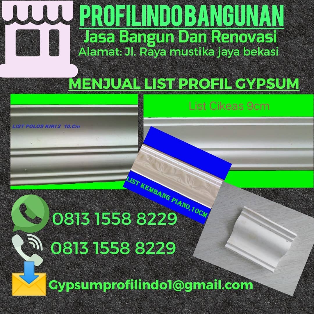 List Profil Gypsum 0813 1558 8229