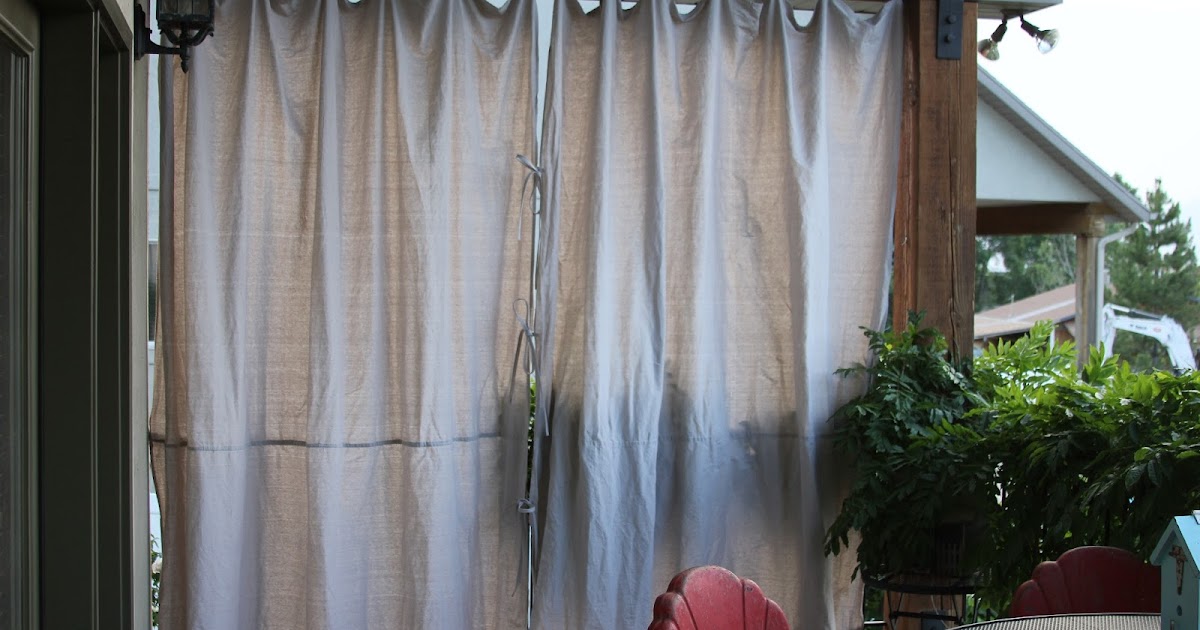 Time of Our Lives Canvas Outdoor Curtains