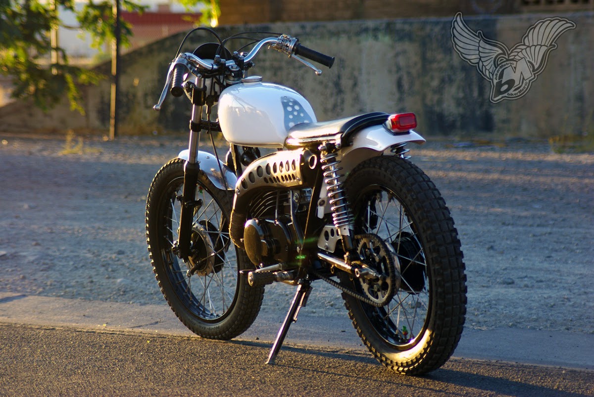 kawasaki f7-175 street tracker - left-rear | busch & busch