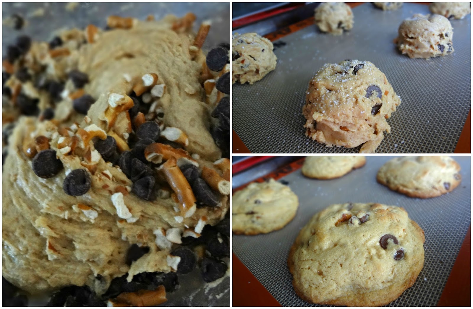The Cooking Actress Pretzel Chocolate Chip Peanut Butter Cookies