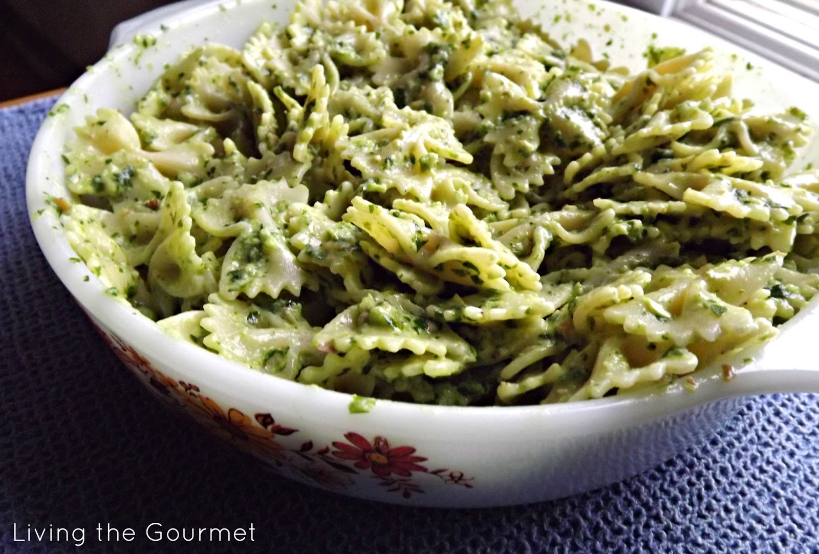 Pesto & Yogurt Pasta Living The Gourmet