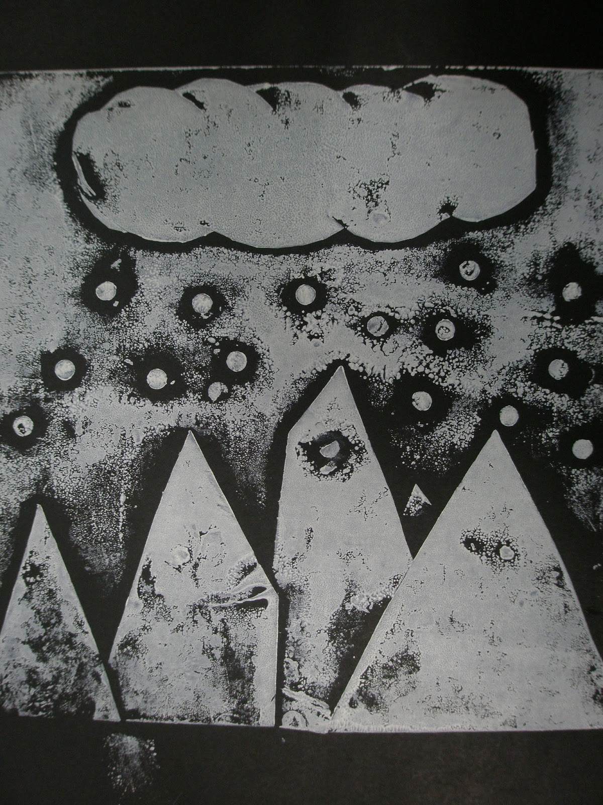 Elwood Primary Art Year 3 Collagraph Printing