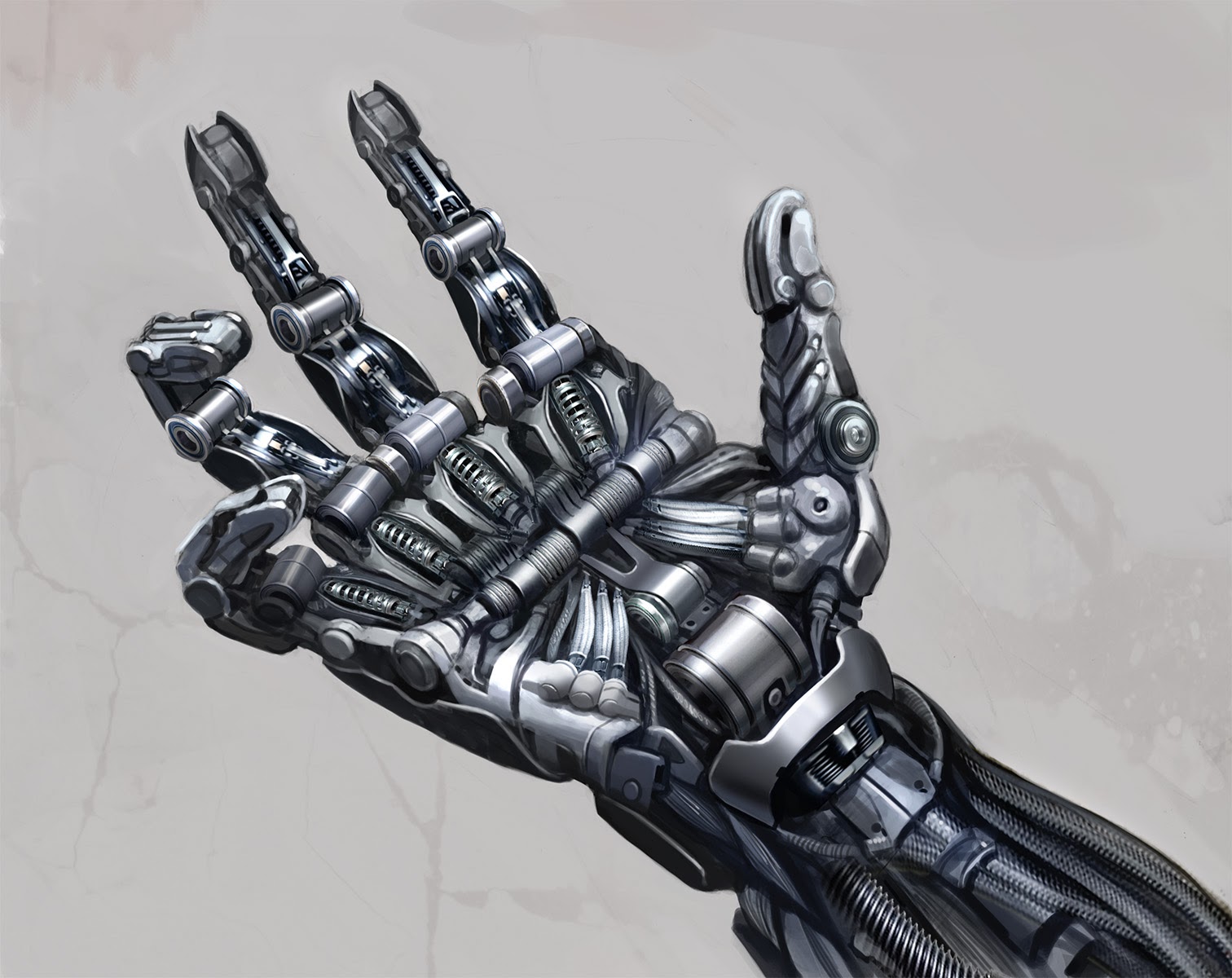 Robot hand, Mechanical hand, Robot