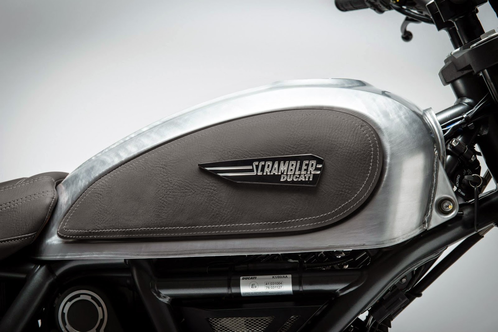 Ducati Scrambler Tank Pad Aluminum Ducati Scrambler Tank Pad Aluminum