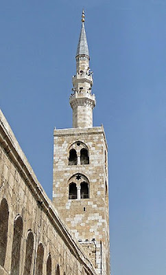 Minaret of Jesus, Masjid Umayyad (di sinilah Nabi Isa a.s. akan turun untuk 'mematahkan salib'!)