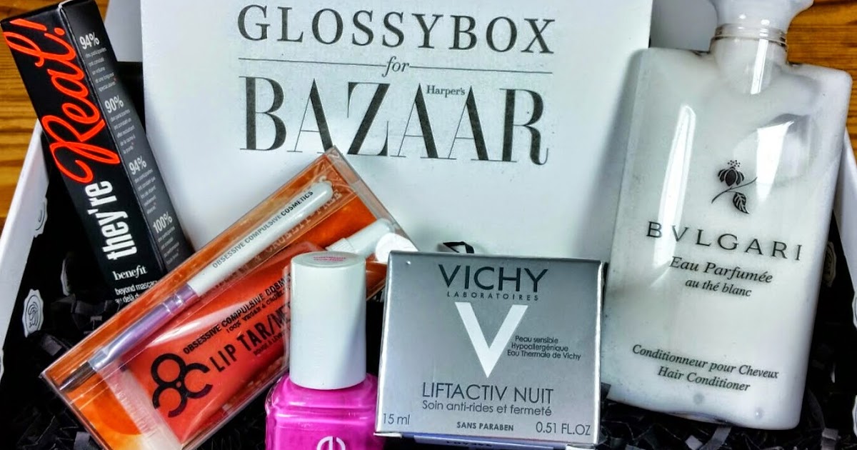 Glossybox September 2014 Harper's Bazaar Collaboration Plus 20 off