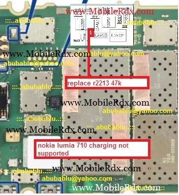 حل مشكلة شحن نوكيا lumia 710 Nokia+lumia+710+charging+port+soldering