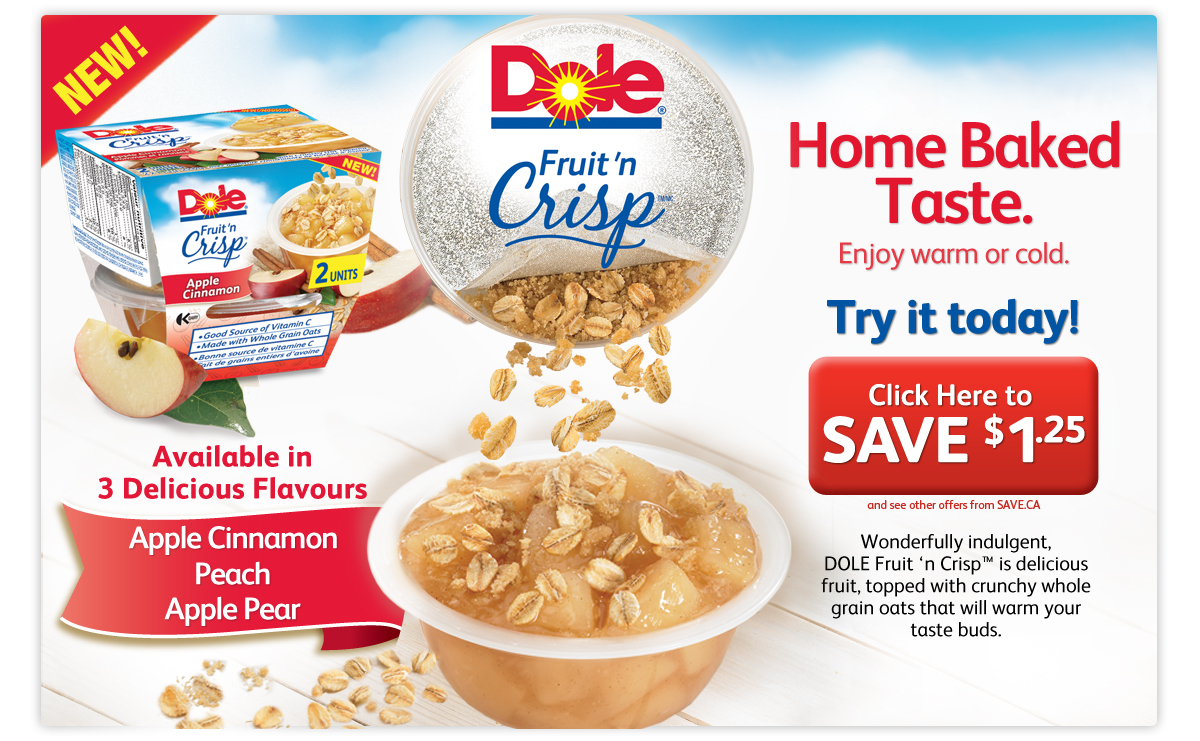 Not Cheap Frugal! Dole fruit n' crisp snacks
