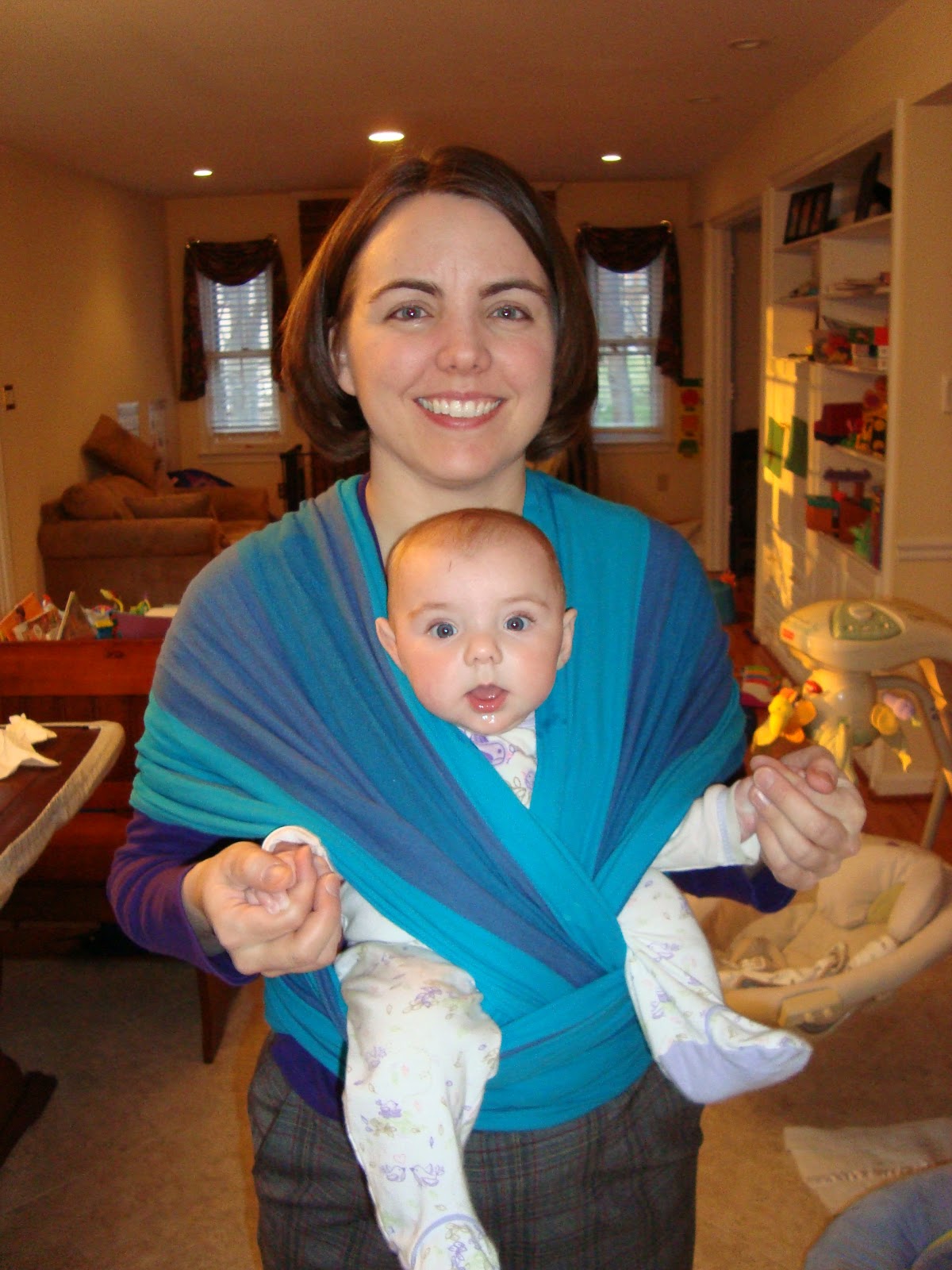 babywearing forward facing