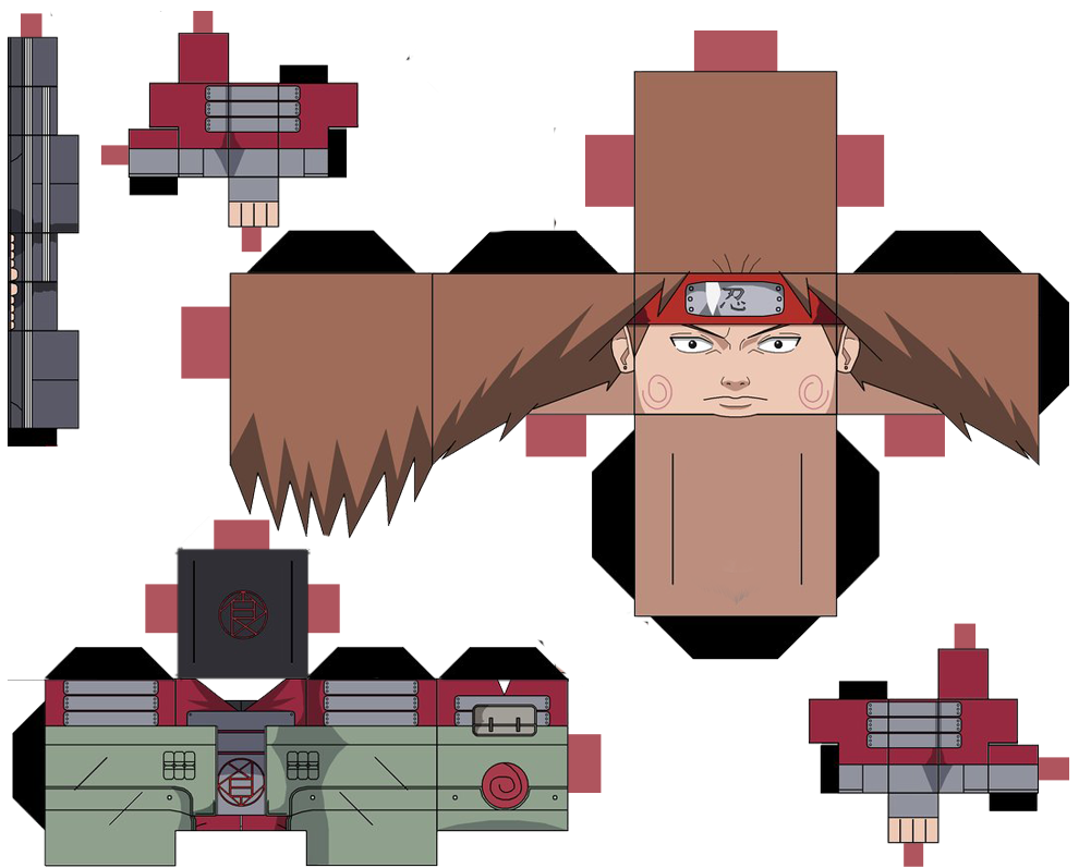 Template papercraft choji