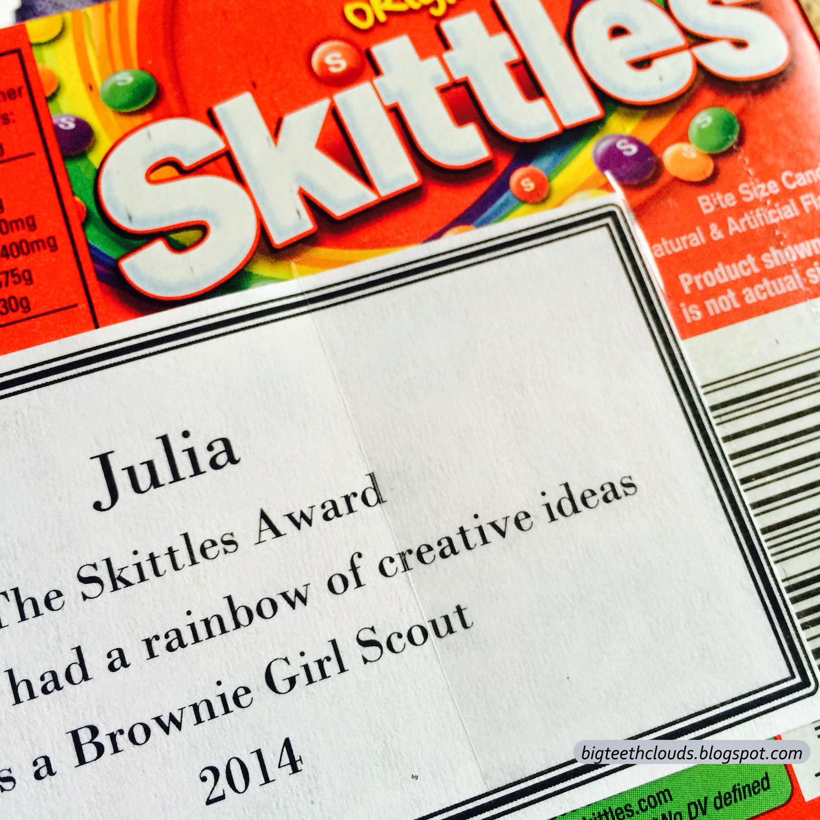 Big Teeth & Clouds Blog The 2014 Candy Awards