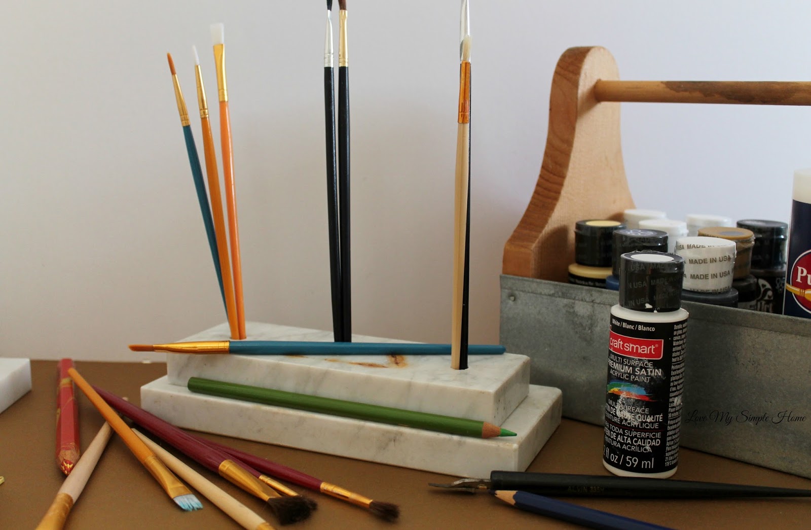 Repurpose Trophies Into Marble Pen Holders Love My Simple Home