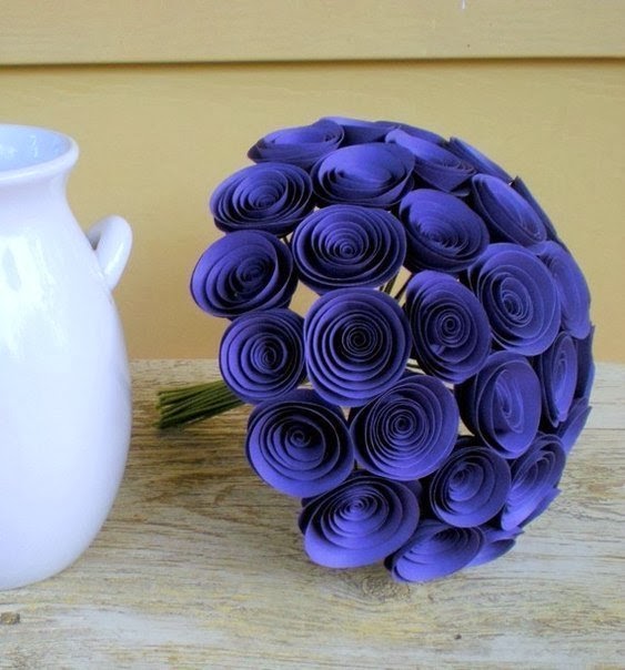 Rose out of paper. Rose out of paper.