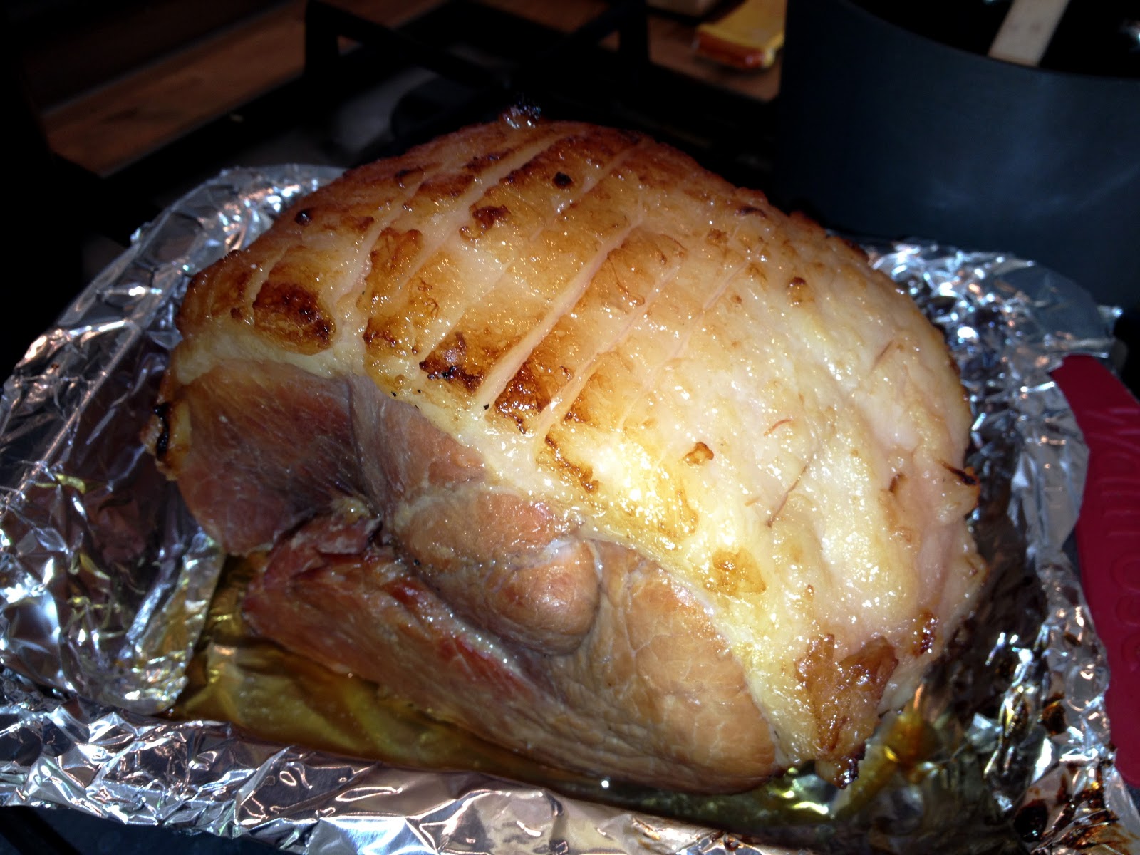Tastebuds Recipe Beer and Maple Syrup glazed Ham