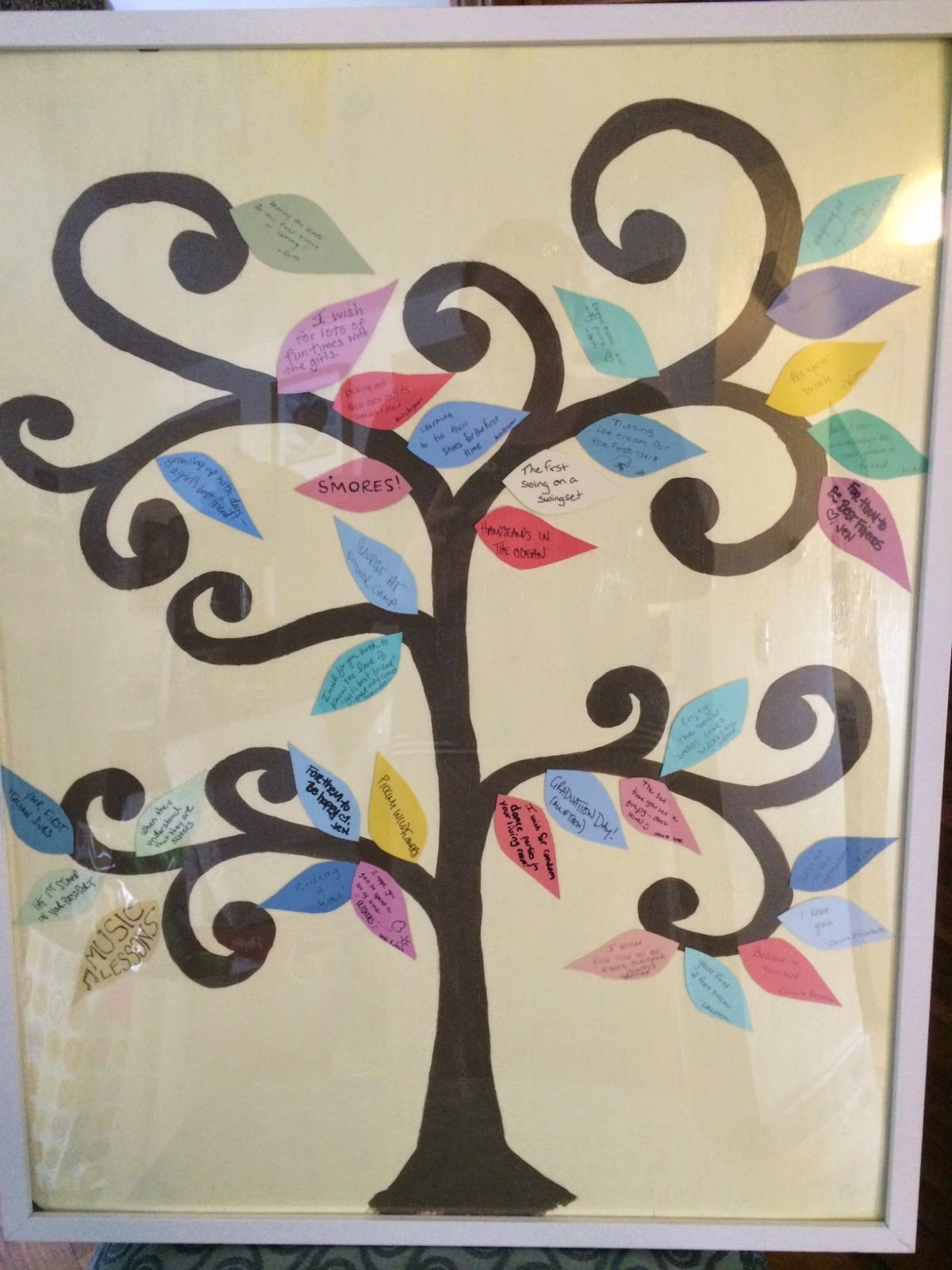 Much Ado About Somethin Baby Shower Activity Make a "Wish Tree"