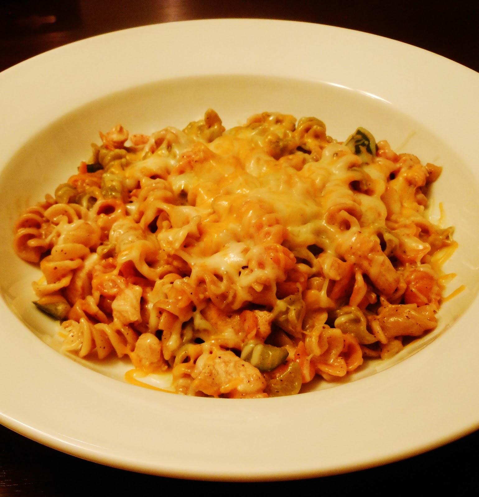 A Dynamite Bite Balsamic Ranch Chicken Pasta Salad