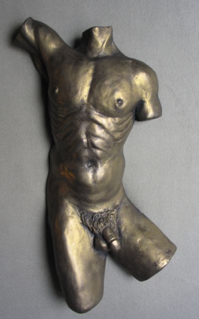 Michael Alfano esculturas corpos nus bronze cobre