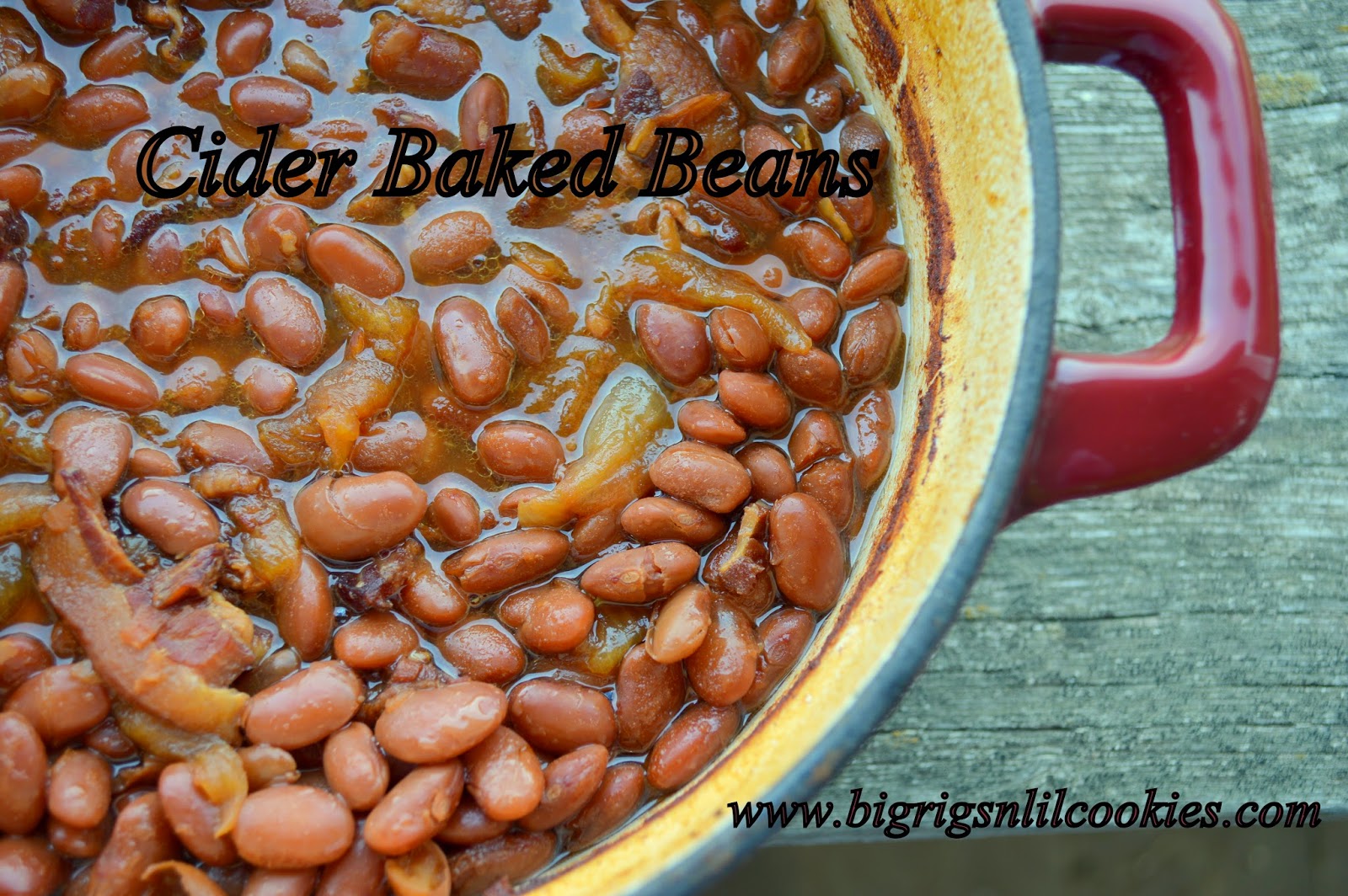 Big Rigs 'n Lil' Cookies Cider Baked Beans
