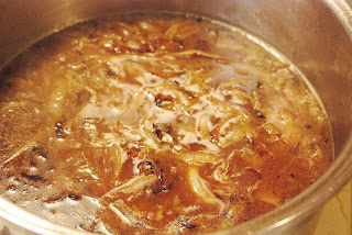 Simmering French Onion Soup Simmering French Onion Soup