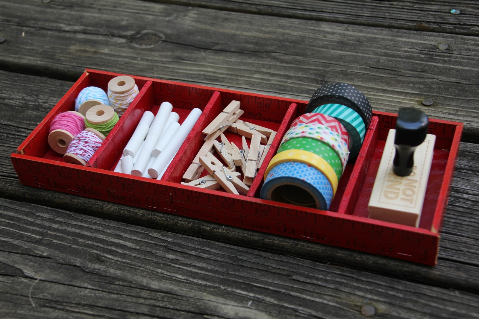 Lovely Little Life DIY Yardstick Box
