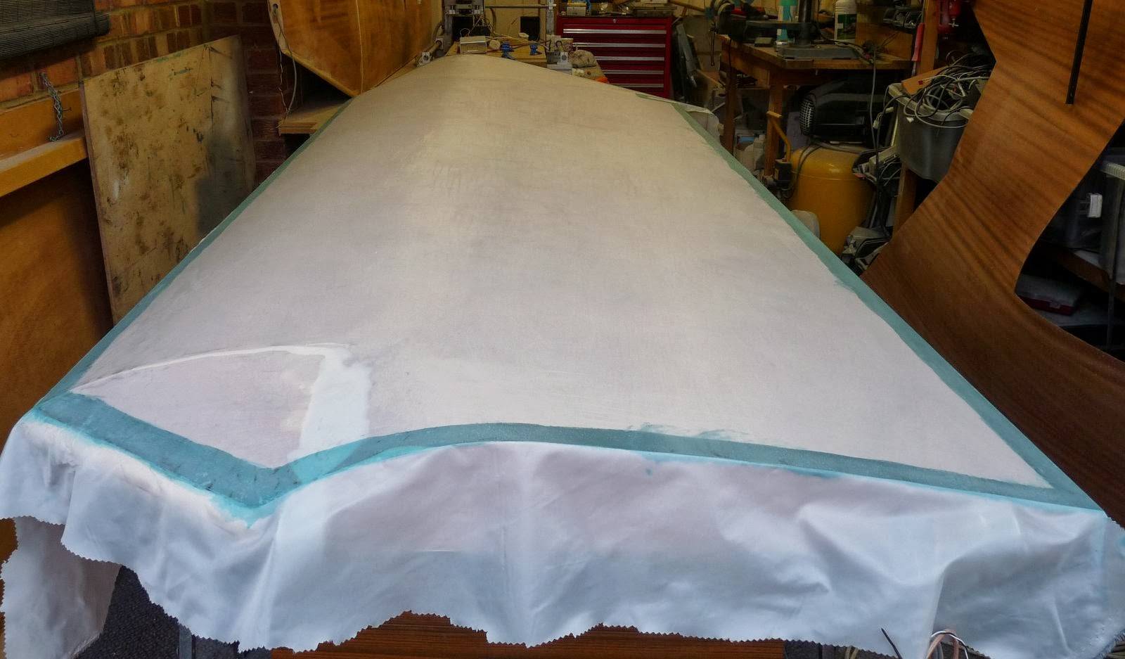 Tailwind Build 23rd September 2013 Covering the right wing top surface