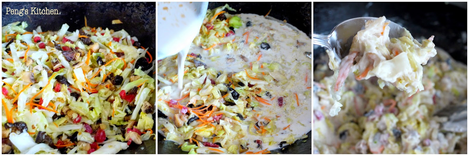 Peng's Kitchen Steamed Cabbage Cake