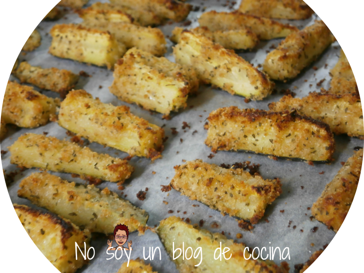 Bastones De Calabacín Con Parmesano (al Horno)
