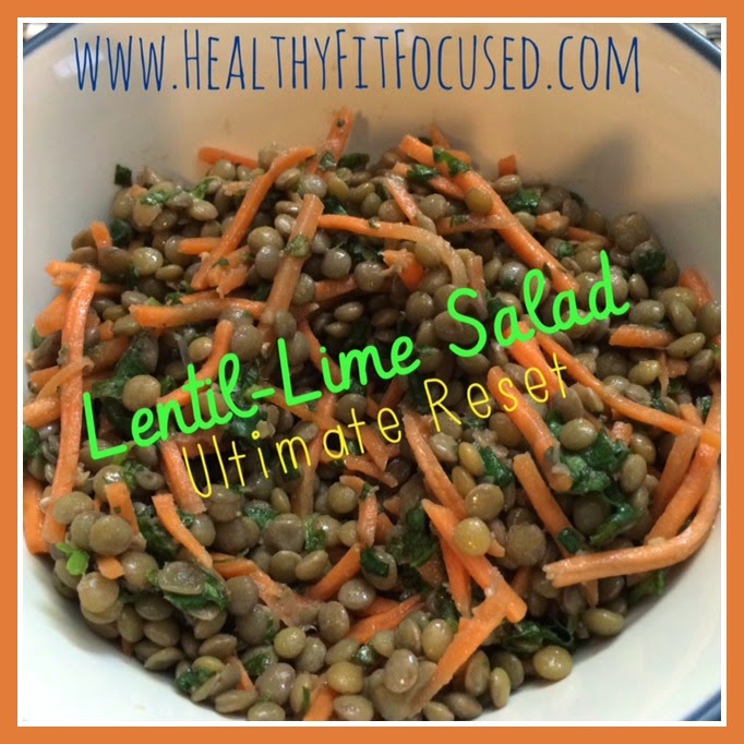 Ultimate Reset Recipe, Lentil-Lime Salad